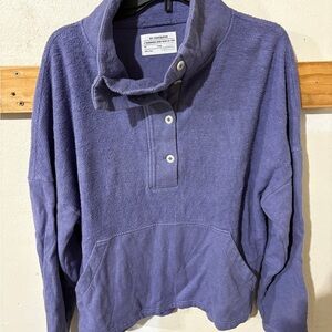 REI Cooperative Lavender Cowl Neck Sweater
